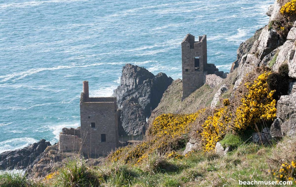 Botallack Cliff Mines Close Up