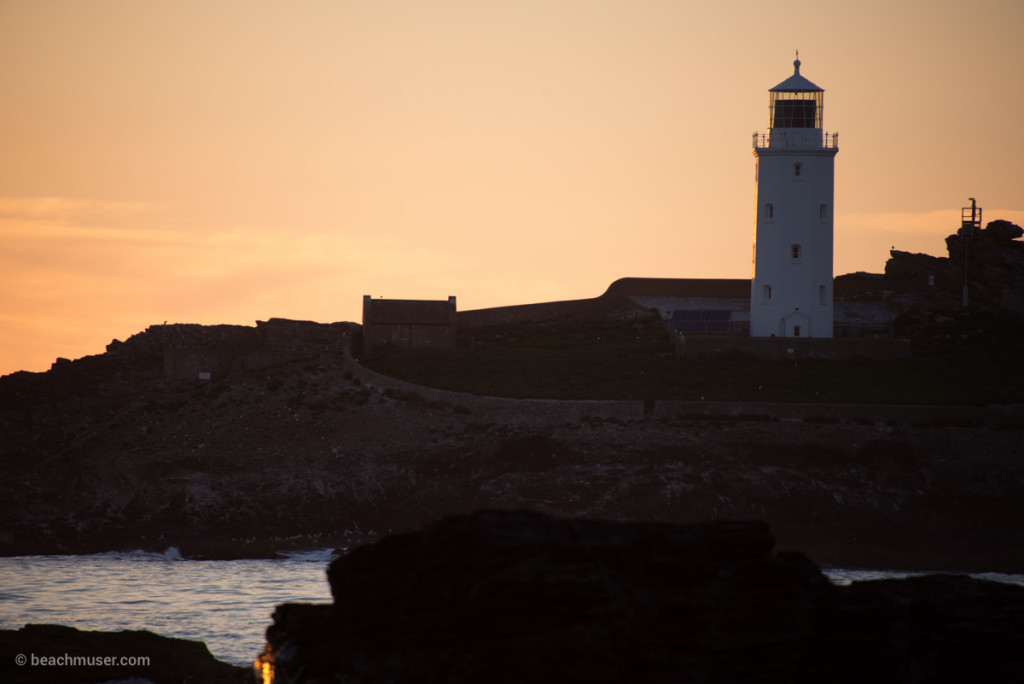 Godrevy Lighthouse Pastel Sunset